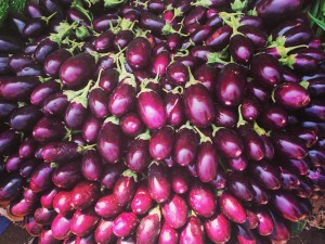 India aubergines