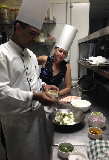 Making yoghurt patties India