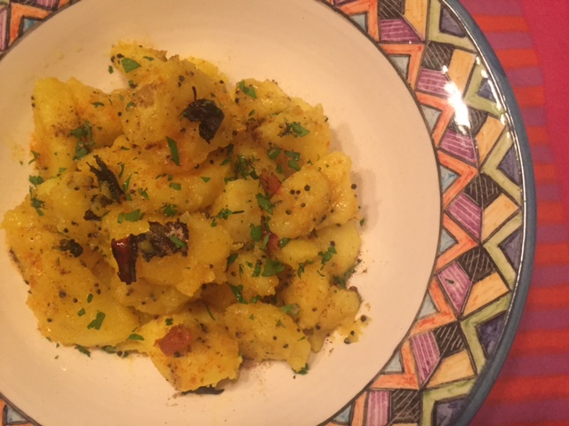turmeric potatoes India