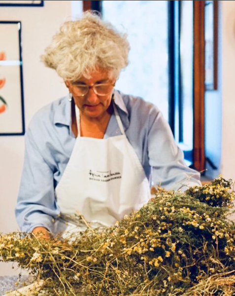 Fabrizia Lanza during Peggy Markel's Culinary Adventure in Sicily